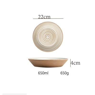 Hand-made Japanese Style Plates And Bowls