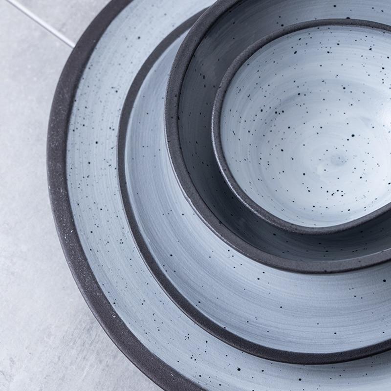 Lena Nordic Style Steak Plate And Coffee Set