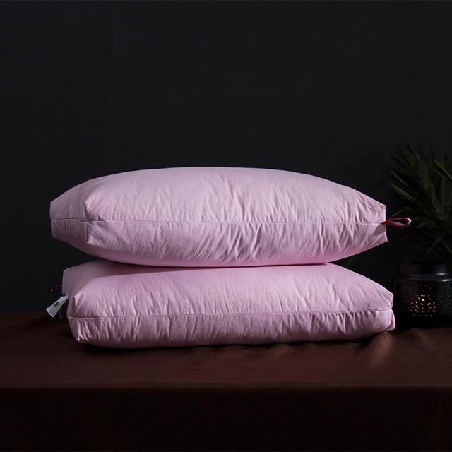Giovanni Goose Down Pillows Cotton Made Set of 2