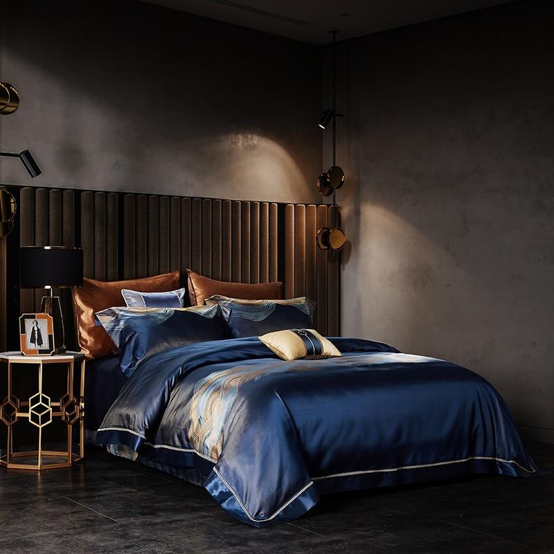 Victor Duvet Cover Set (Mulberry Silk) King Size