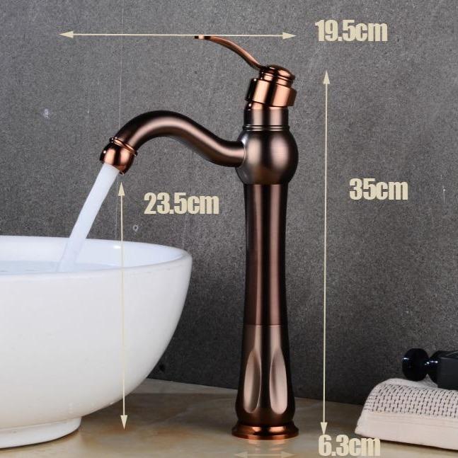 Lily Single-Hole Vintage Bathroom Faucet