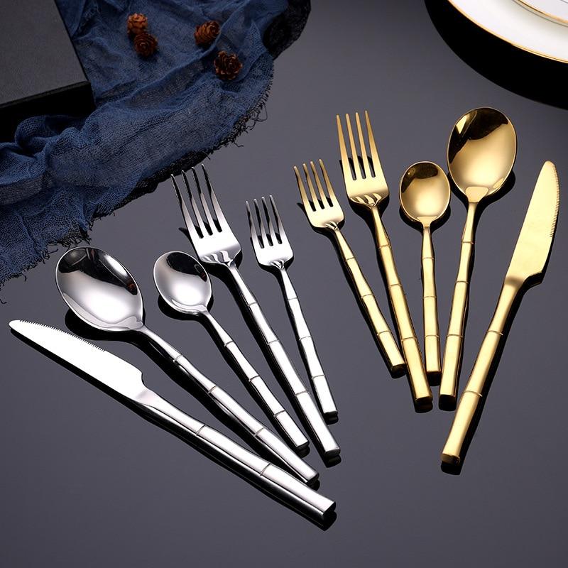 Lotus Flatware 24-Piece Set