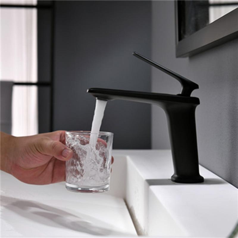 Clark Single-Hole Modern Bathroom Faucet