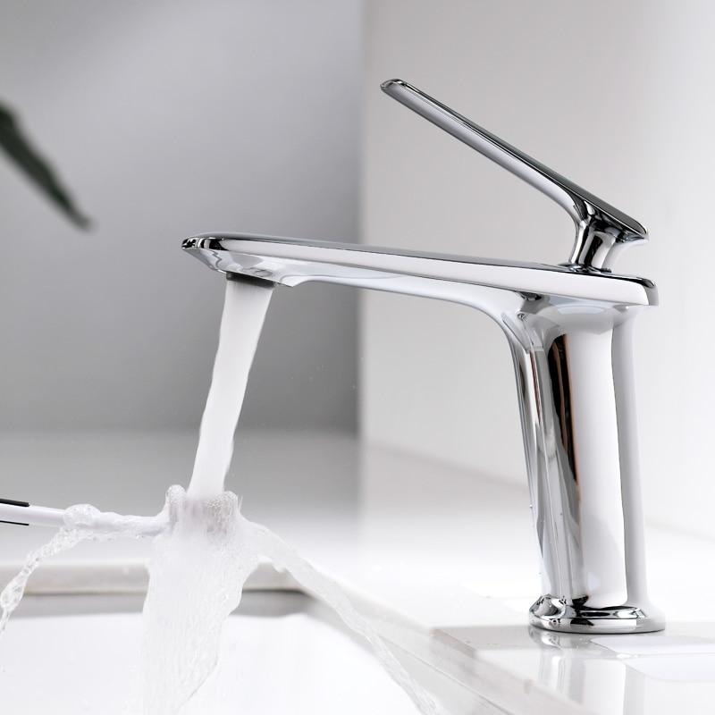 Clark Single-Hole Modern Bathroom Faucet