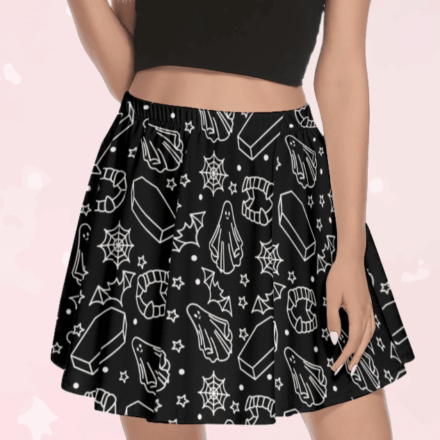 Black Gothic Play Skirt