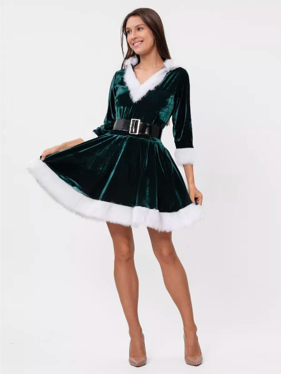 Shanta Christmas Dress: Festive Holiday Style
