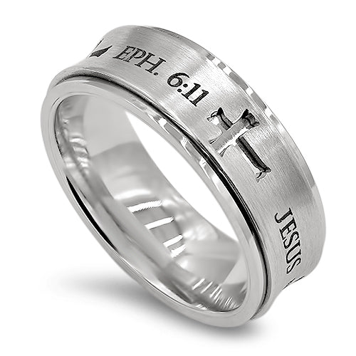 4 Cross Spinner Ring