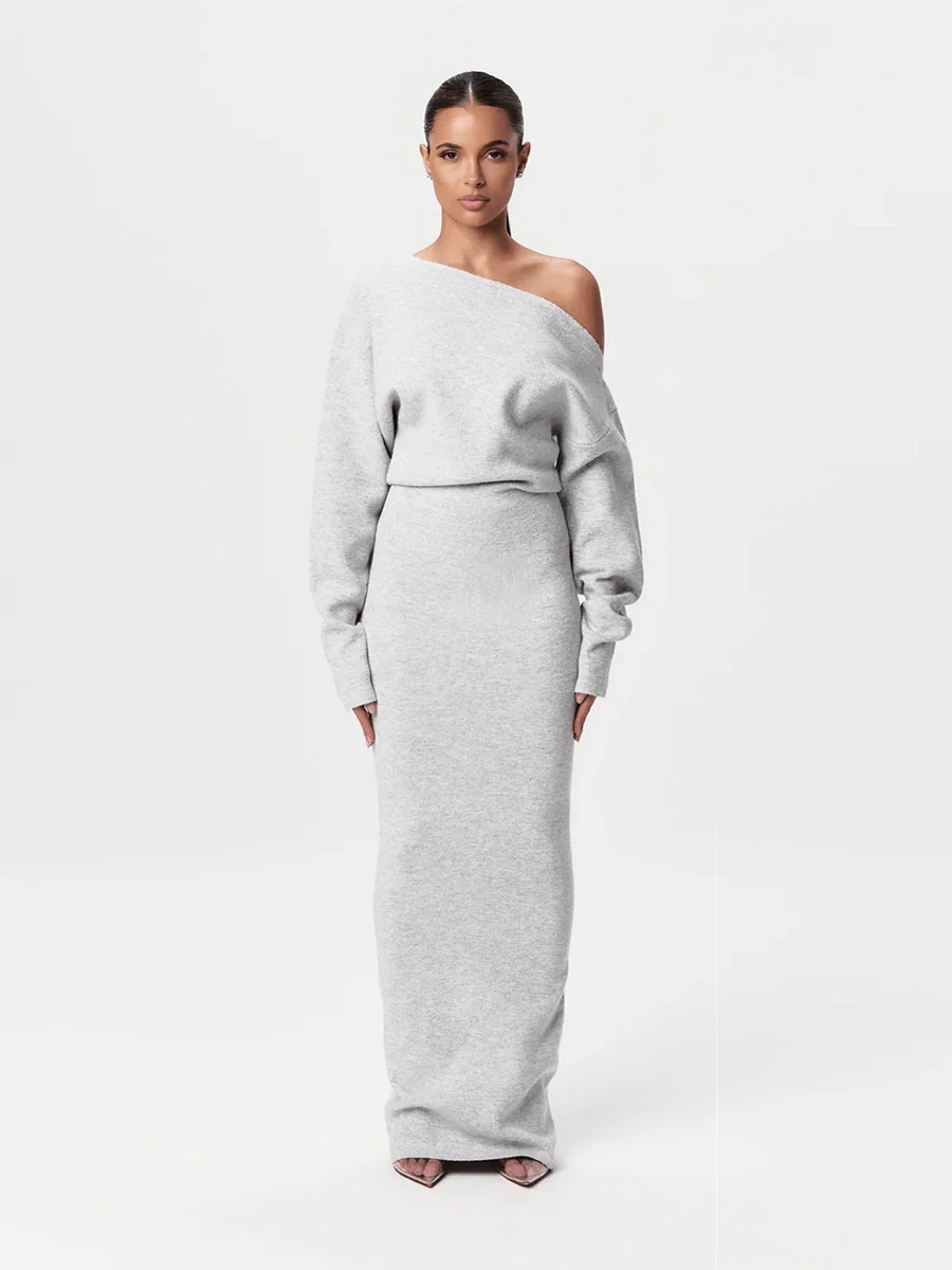 Stella Knitted Dress Evening: Knitted Elegance