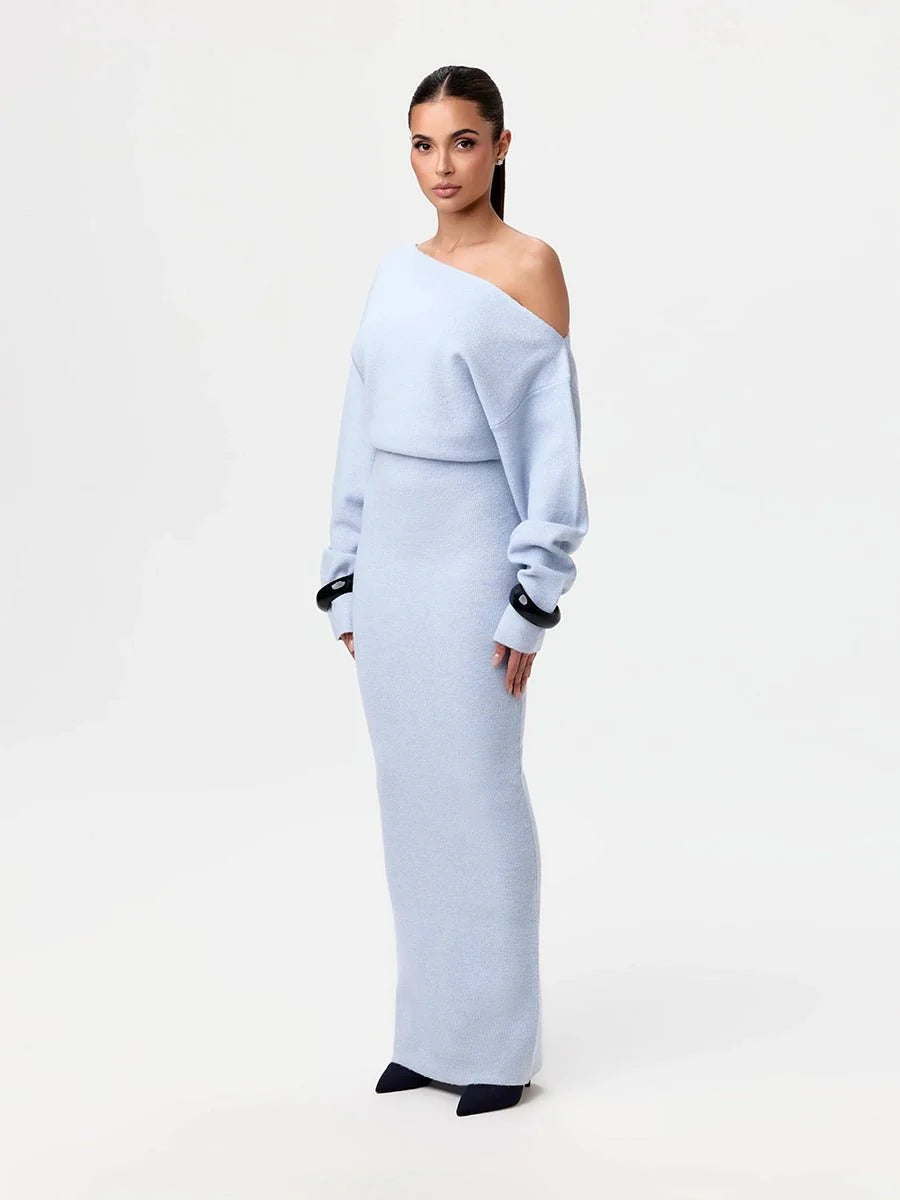 Stella Knitted Dress Evening: Knitted Elegance
