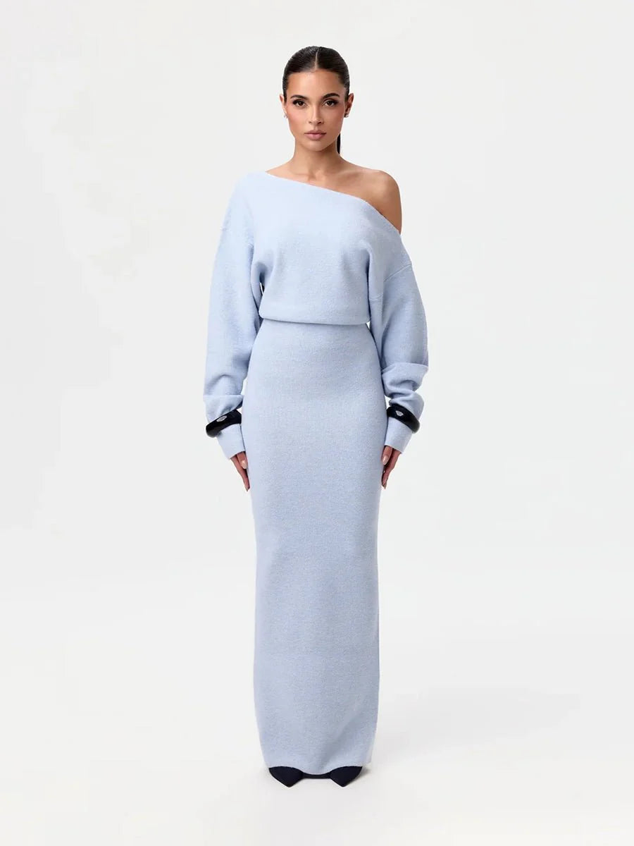 Stella Knitted Dress Evening: Knitted Elegance