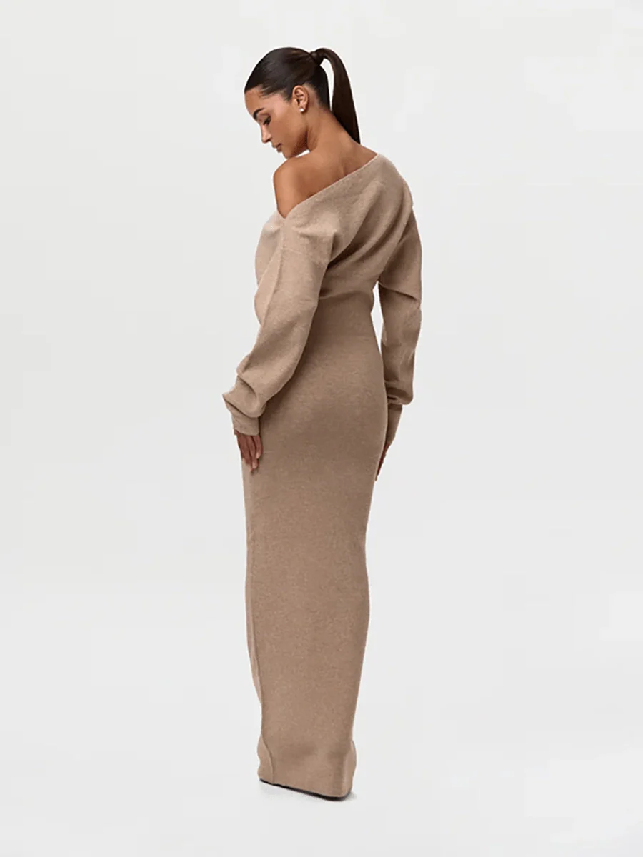 Stella Knitted Dress Evening: Knitted Elegance