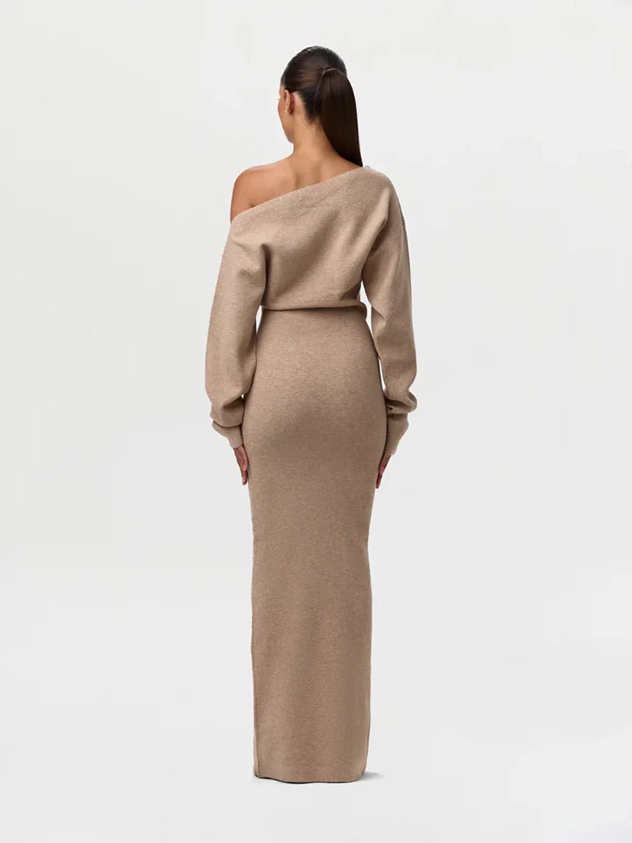 Stella Knitted Dress Evening: Knitted Elegance