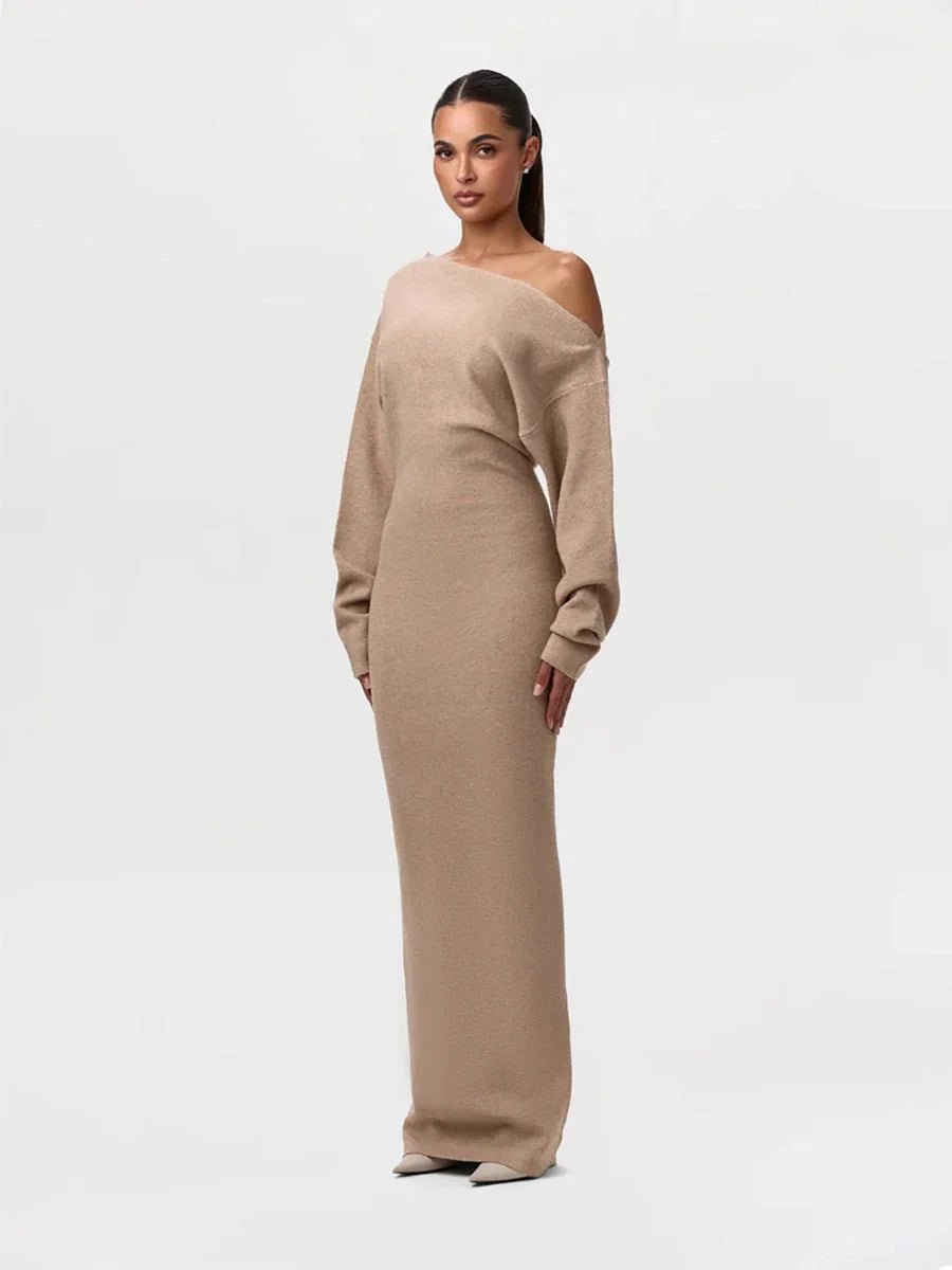 Stella Knitted Dress Evening: Knitted Elegance