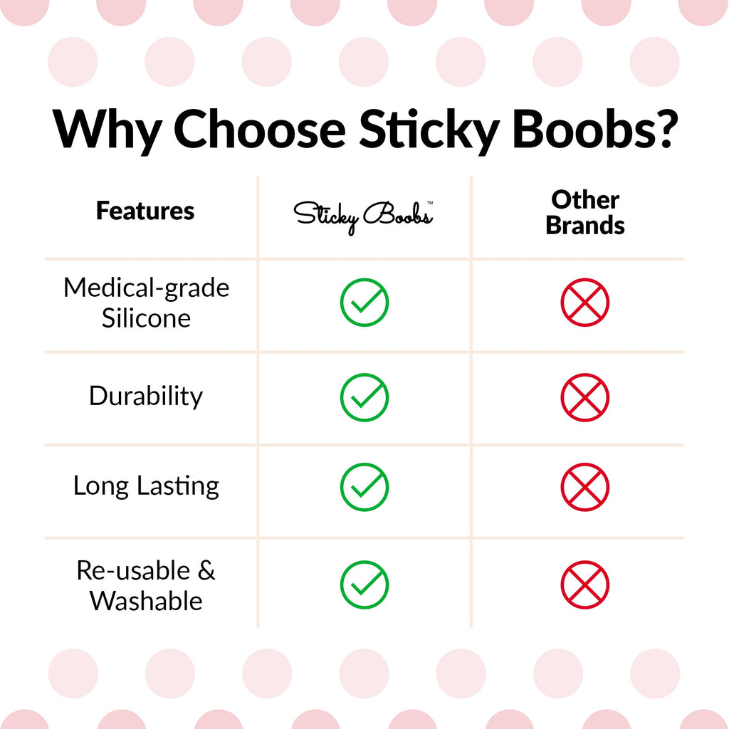 (Non - Adhesive) Sticky Boobs