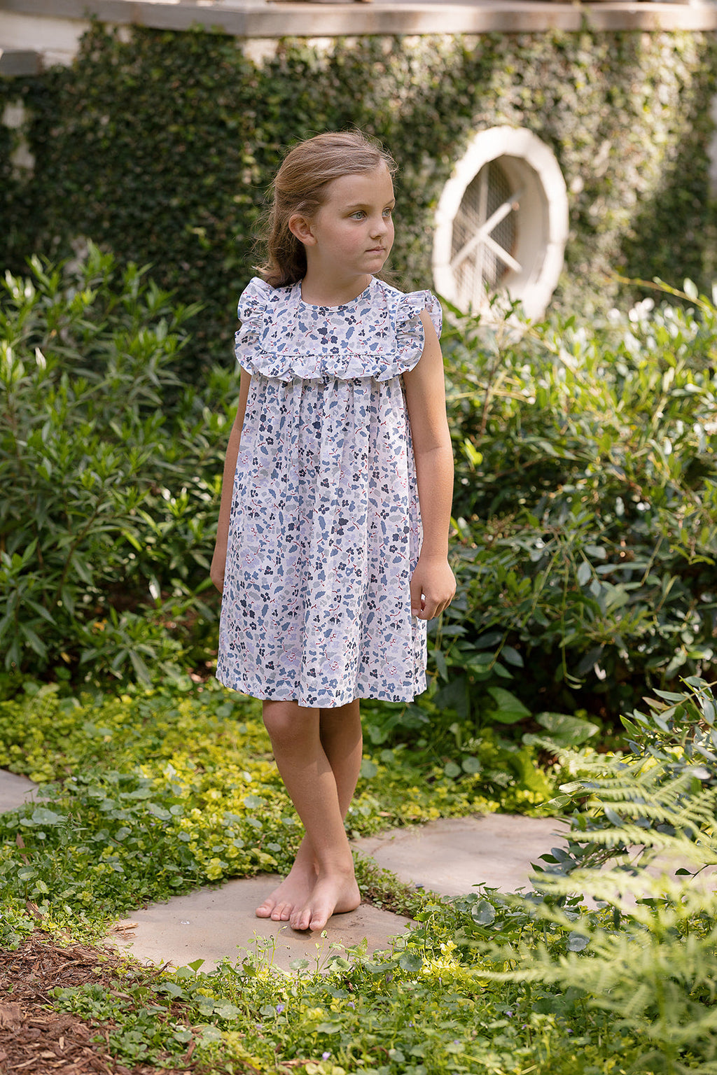 Britta Dress in Darby Light