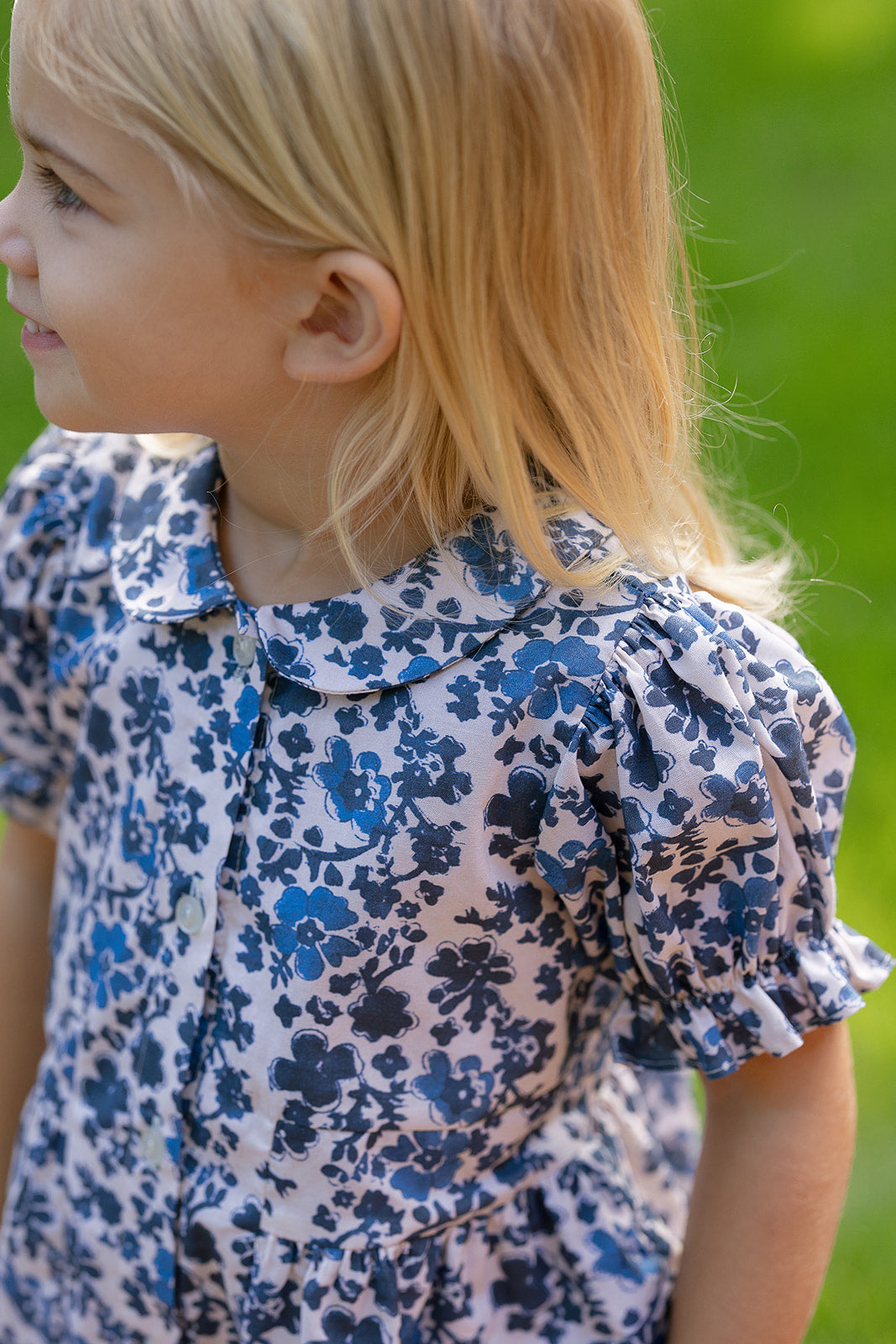 Charlotte Dress in Block Flower