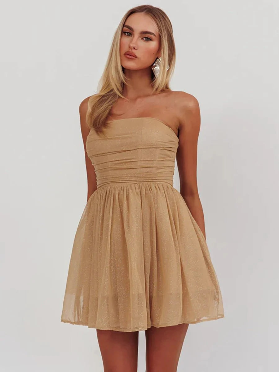 Stunning Unathi Tube Top Lace Dress