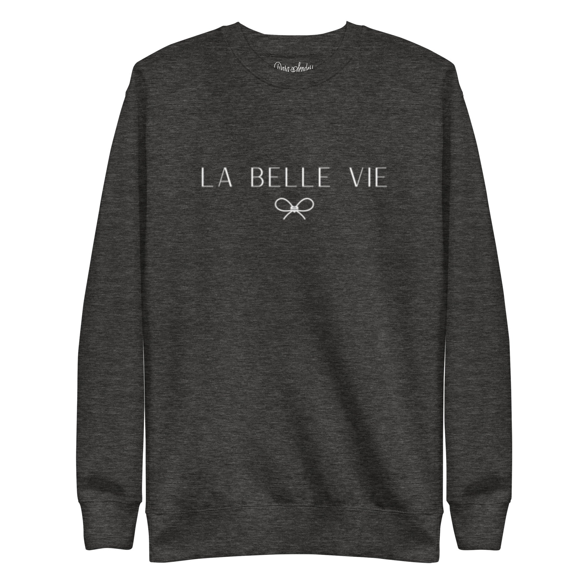 LA BELLE VIE SWEATSHIRT • EMBROIDERED PULLOVER